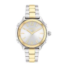 Coach Women's Ionic Plated Thin Gold Steel Watch (Grey)