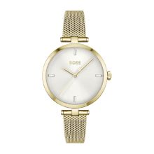 Boss Women's Ionic Thin Gold Plated (Silver White)