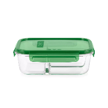 Pyrex MealBox 3.8 cup Divided Glass Food Storage Container