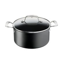 TEFAL Unlimited Premium Non-stick Induction Stewpot with Lid - 20CM