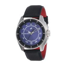 FASTRACK Purple Dial Black Leather Strap - Gents