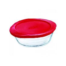 Homeluxe O'Cuisine Round Dish with Lid - 0.35L