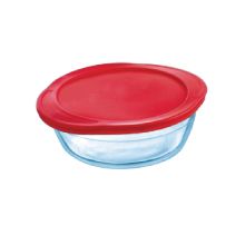Homeluxe O'cuisine Round Dish with Plastic Lid - 1L