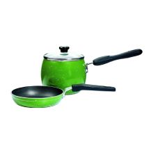 Premier Aluminum Teapot & Mini Frypan - 2 Pieces (Green)