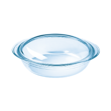 Homelux Round Casserole With Glass Lid - 1L