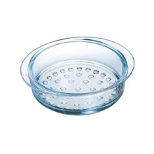 Homelux Ocuisine Tempered Borosilicate Glass Steamer Basket - 24cm