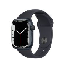 Apple Watch Series 7 (2021) GPS, 41MM Midnight Aluminium Case with Midnight Sport Band - Regular