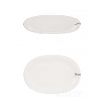 MINISO Simple Oval Plate 