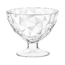 DIAMOND Glass Dessert Bowl 