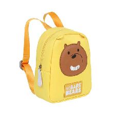 MINISO We Bare Bears Grizzly Children’s Backpack (Yellow)