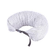 MINISO Simple Stripe Neck Pillow (Gray)