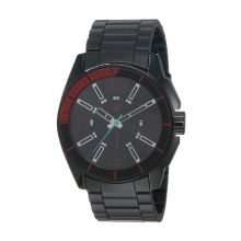 FASTRACK Black Dial Stainless Steel Strap - Gents