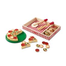 MELISSA & DOUG - Pizza Party - Wooden Play Food