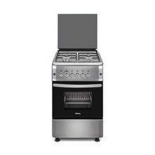 Abans 50CM Free Standing Cooker with Gas Oven Stainless Steel Design - Grey