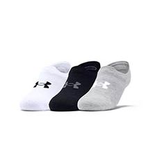 Unisex UA Ultra Lo – 3-Pack Socks - White 