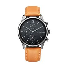 Titan Workwear Watch with Black Dial & Leather Strap - Gents 