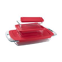 PYREX EASY GRAB 6PC VAL PCK RED PC