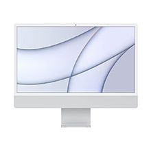 Apple iMac 24 Inch 2021/ M1 Chip  8Core CPU/ 8Core GPU/ 16Core Neural Engine/ 8GB RAM/ 256GB SSD - Silver
