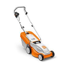 STIHL 1200W Lightweight Electric Lawn Mover (White/Orange)