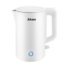 ABANS 1.8L Electric Double Layer Thermal Kettle - White