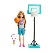 Barbie Dreamhouse Adventures Stacie Basketball Doll in Basketball Fashion with Accessories - GHK35