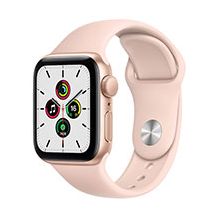 Apple Watch SE (2020) GPS 40MM Gold Aluminum Case with Pink Sand Sport Band - Regular