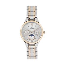 TITAN Work wear Watch with Analog Moon Phase Function - Ladies