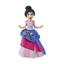 HASBRO Disney Princess Mulan Collectible Royal Small Doll With One-Clip Dress