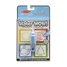 MELISSA & DOUG - Water Wow! - Colors & Shapes Water Reveal Pad - On the Go Travel Activity
