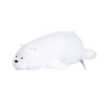 Miniso Large Lying Plush Toy with (Ice Bear)