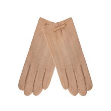 MINISO Bow Tie Suede Women's Gloves