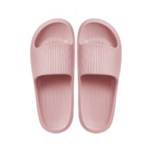 Miniso Women's Striped Soft Bathroom Slippers (Orchid Pink) - Size 37 to 38