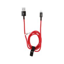 Miniso 1M Fast Charge and Sync Cable with Lighting Connector (Red) 