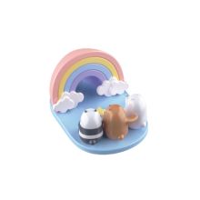 Miniso-We Bare Bears Collection 4-0 Desk Phone Holder-Watch The Rainbow