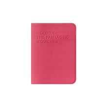 Miniso-Short Passport Holder-Rose Red