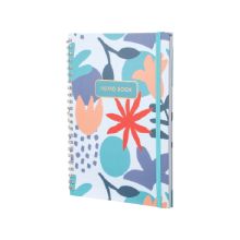 Miniso Dazzling World A4 Wire bound Book 90 Sheets (Light Blue)