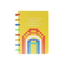 Miniso Rainbow Series Wire bound Book Rainbow Yellow (96 Sheets)