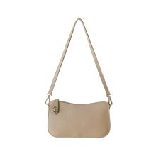 Miniso-Shoulder Bag With Twist Lock-Apricot