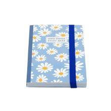 Miniso A6 Hardcover Book with Pocket 96 Sheets(Daisy)