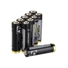 Miniso-Aa Carbon-Zinc Battery- 10 Pack-Black