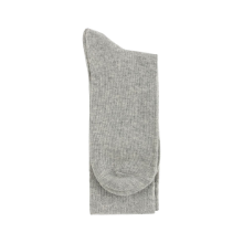 MINISO Classic Colors Series Men's Crew Socks (2 Pairs, Grey)