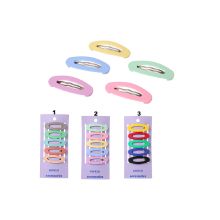 Miniso Basic Series Oval Snap Water Drop Hair Clips (5 pcs, 5.5cm)