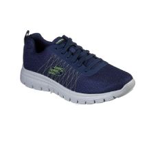 Skechers Men Sport Burns Shoes (Navy Blue) - 8790052-NVY