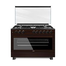 Abans Signature Free Standing Cooker 90cm with Electric Oven - Dark Wood