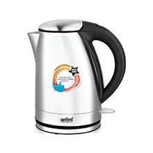 SANFORD 1.7L Stainless Steel Electric Kettle - Silver 