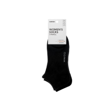 MINISO Athletic Low-cut Socks for Women (3 Pairs) - (Black)