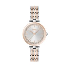 Boss Women's Ionic Plated Carnation Gold (Silver White) 