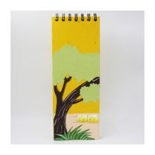 Elephant Dung Long Note Book (Yellow)
