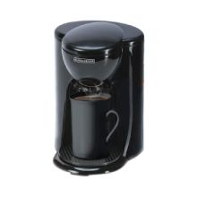 Black & Decker 330W One Cup Coffee Maker (Black)