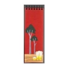 Elephant Dung Long Note Book (Red)